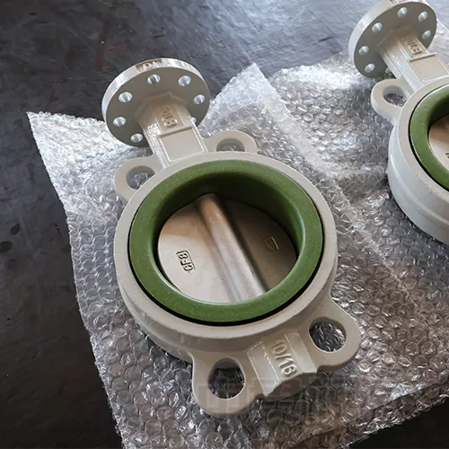 PTFE eserlekuko tximeleta balbula